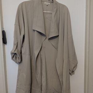 Max Studio Light Tan Trench Coat